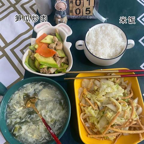 舌尖上的王烈桥中心幼儿园今日午餐