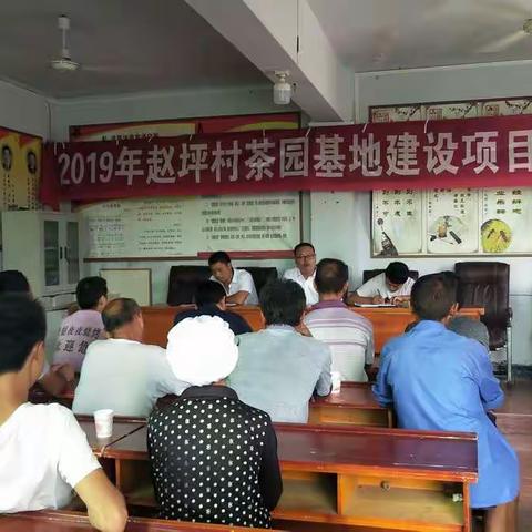 2019年赵坪村茶叶基地建设项目培训会