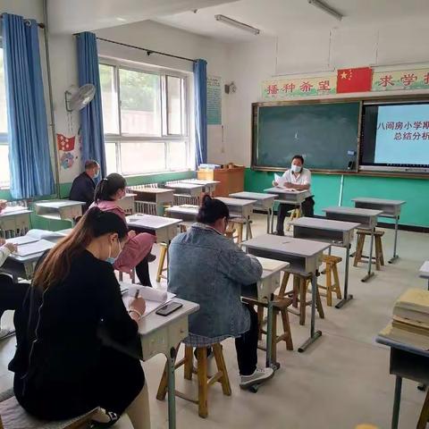 八间房小学期中考试总结分析会