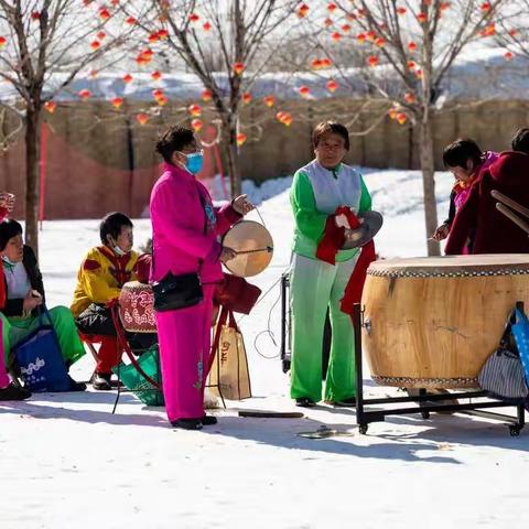 山里各庄冰雪节民俗文艺演出