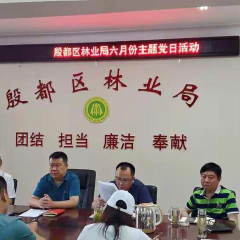 殷都区林业局                                                           开展6月份“主题党日”活动情况