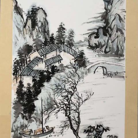 统一战线巡礼暨“寻美•邯郸”   雪中美景、山河故乡，倾心国画创作，赞美大好河山———临漳县新联会理事陈莲花