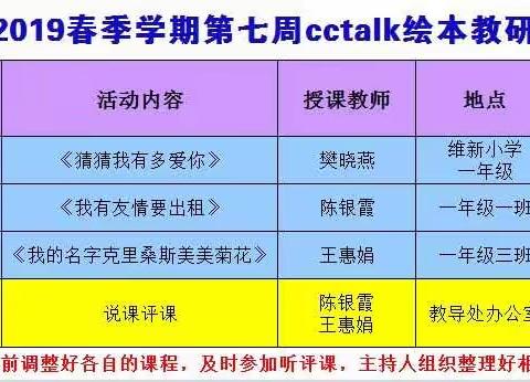 静宁县李店教委2019年春季学期低年级绘本阅读教研活动剪影