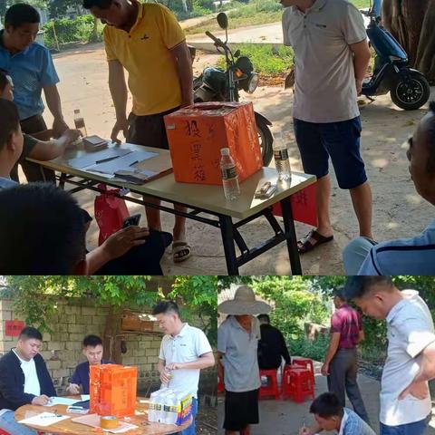 中和镇纪委对横山村委会和水井村委会开展村委换届选举工作监督