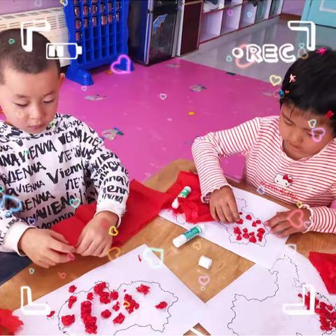 月亮六班欢度国庆主题活动