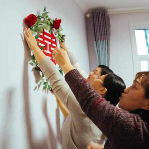 郑家千金出嫁婚房布置花絮