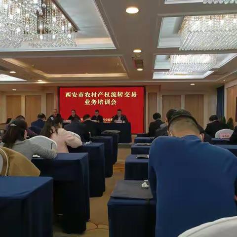 临潼区农村产权交易中心参加全市农村产权流转交易业务培训