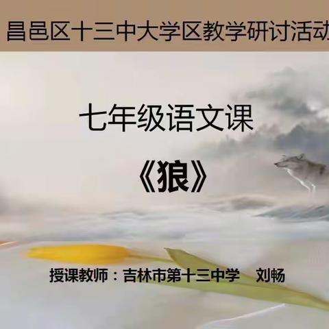 昌邑十三中大学区进行教学研讨活动