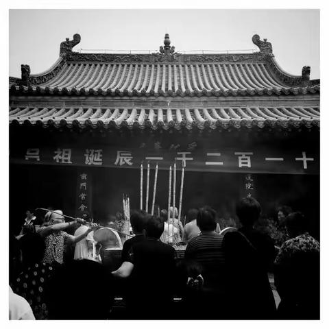 手机浮光掠影拍黄粱庙会