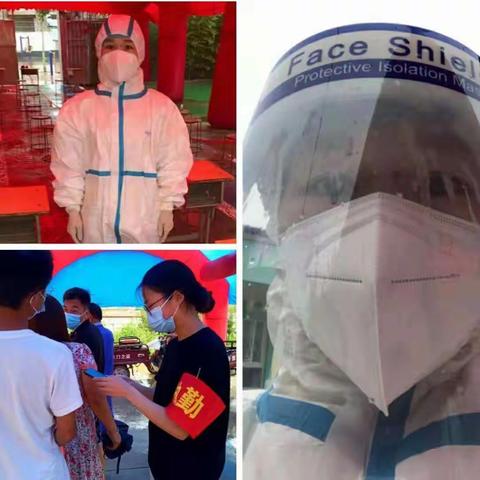 全民核酸检测进行中，无私奉献的人民教师在行动！