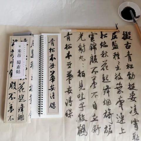 米芾《蜀素贴》临帖