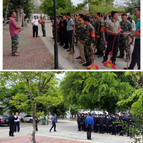 新龙镇：联合整治，营造干净整洁的镇容环境。