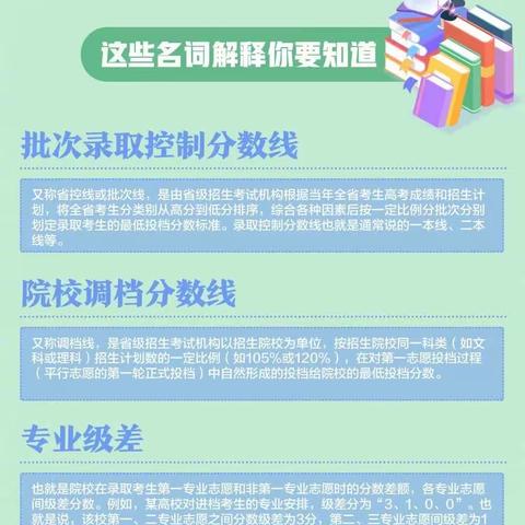 志愿填报中需要知道的名词解释