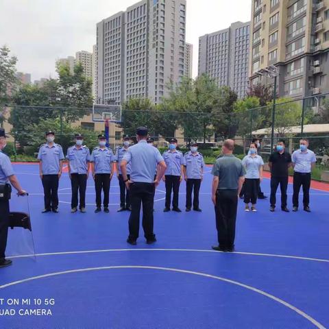 孟村社区开展反恐演练和反恐知识培训