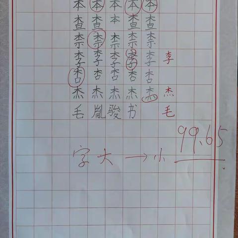 暑假书法班-毛胤骏