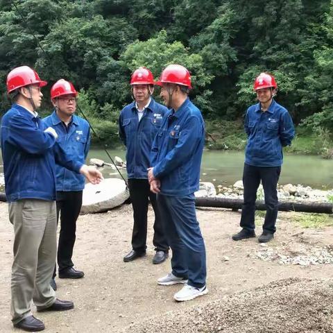 走基层，下现场，抓落实---省市公司领导督导检查康县信通租赁项目施工情况