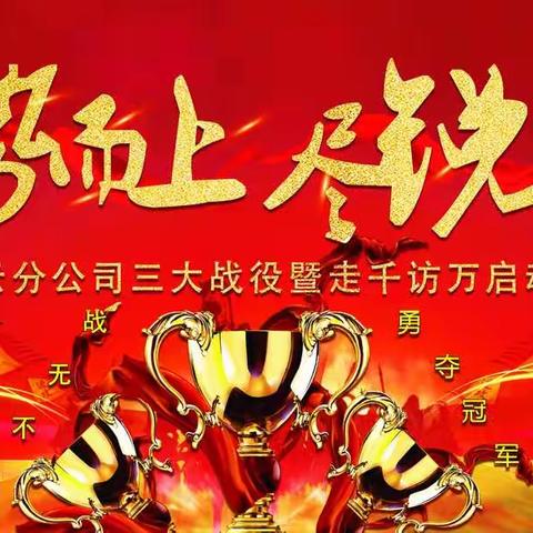 “乘势而上 尽锐出战”庆云分公司三大战役暨走千访万启动会