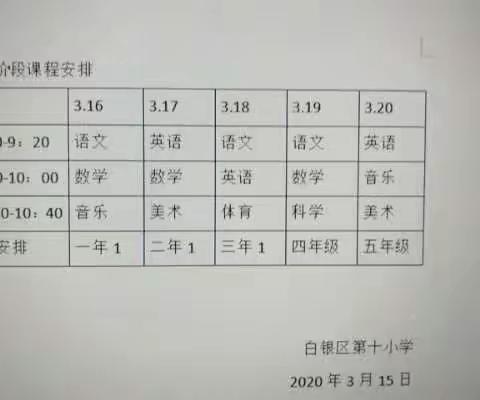 用心传递，共抗疫情，白银区第十小学学生在行动。