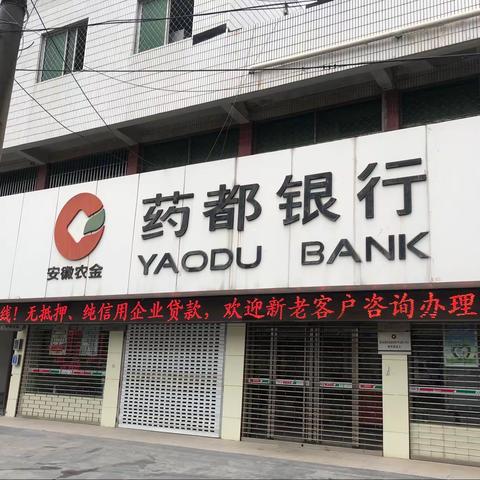 人民银行检查组莅临药都银行牛集支行视察工作