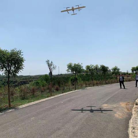 勘察设计院对上党区西南环线连接线航拍测量