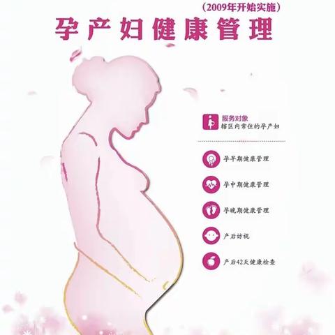 东案分院基本公共卫生服务项目宣传-孕产妇保健管理