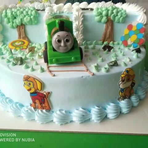 🎂🎂🎂🎂🎂托马斯😝衬托着“小马”的愿望远航😍😍😍😍祝马启航小朋友生日嗨皮