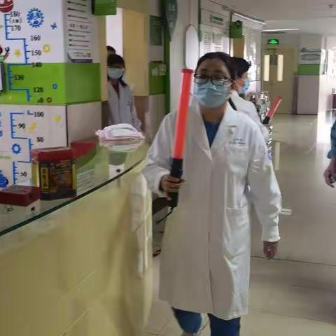 台州市肿瘤医院313儿科病区消防灭火疏散演练