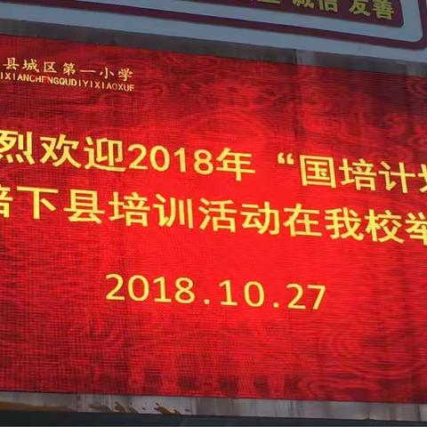 心系国培，扬帆起航———2018国培计划“送培下县”小学语文组培训活动纪实