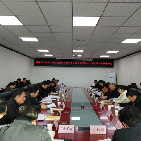 高陵区召开2019年艾滋病、地方病防治工作领导小组会议暨防治重大疾病联席工作会议