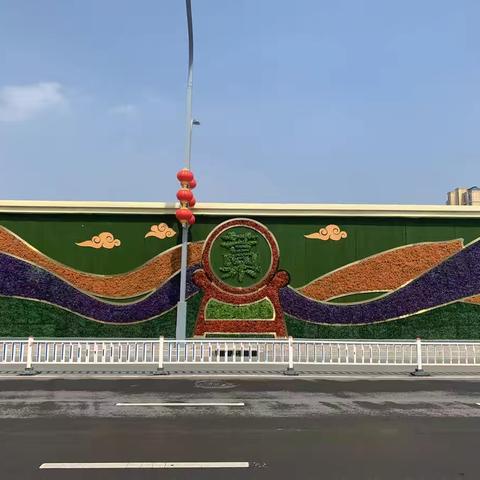 创意围挡造型 城市一抹亮色