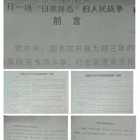 周至县农业局农综办产业脱贫技术服务春季攻势及政策宣讲正在进行时