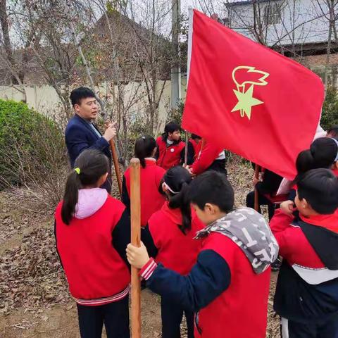 撒下一点绿色，播种一片绿意——高新区段庄小学植树节活动