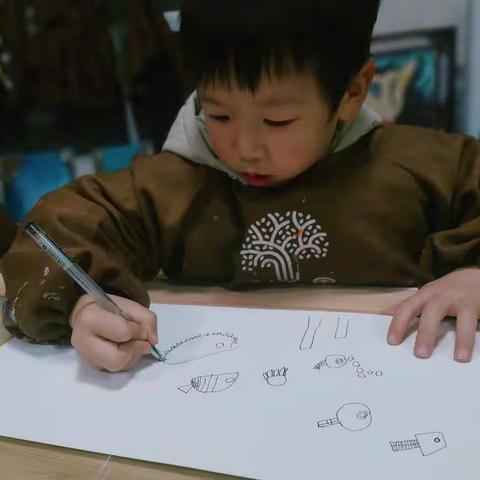 添才书画晚班20201227_《海底世界》