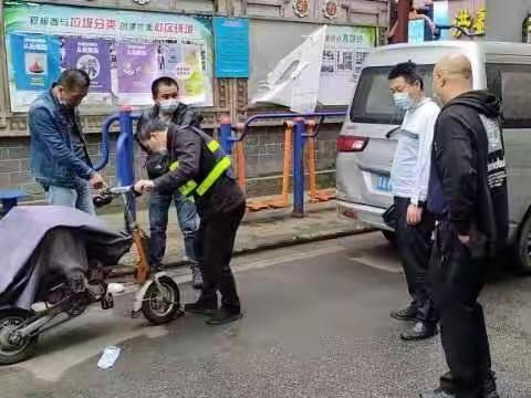 民意街道加压推进市容环境整治工作