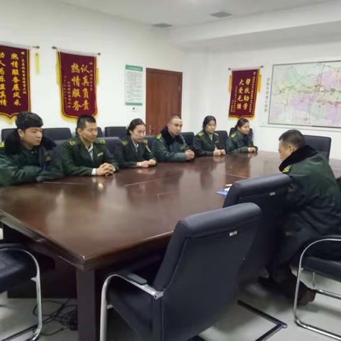 大名北收费站召开复转军人座谈会