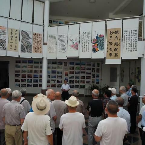 淄矿老年书画学会庆“七一”奋斗百年路永远跟党走书画展