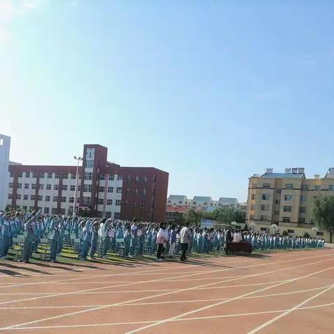 不忘初心 砥砺前行——灵武第三小学开学典礼及教师节表彰大会