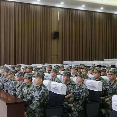 羊山镇召开2021年度民兵集合点验大会