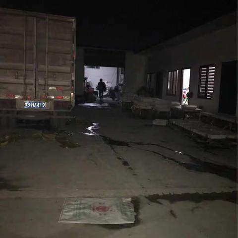 和孝营社区夜间巡查工作进行时