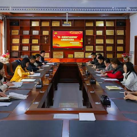 察尔森中学开展“做一名新时代合格党员”主题组织生活会及民主评议党员会议