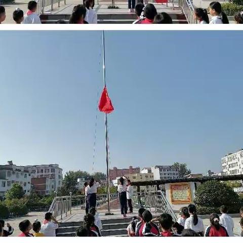 逐梦新学期，领航新征程——记郭陆滩校本部周一国旗下的讲话