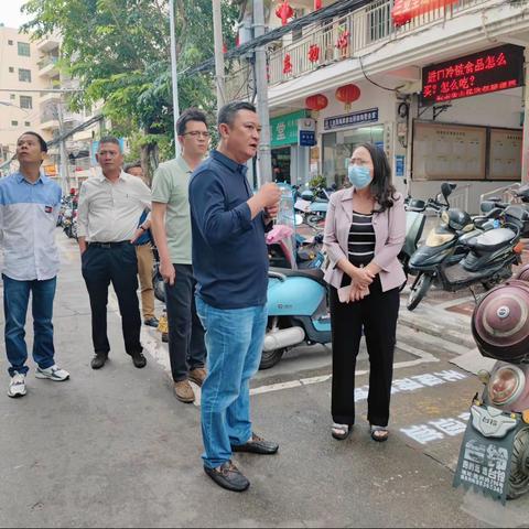 天涯区政协主席、区委副书记蒲彩勤到南海社区指导春节前各项存在安全隐患工作