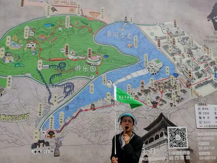 2019年院离退休职工游览白鹿原影视城