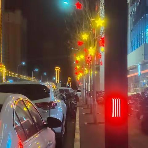 街头夜景    漫步万达