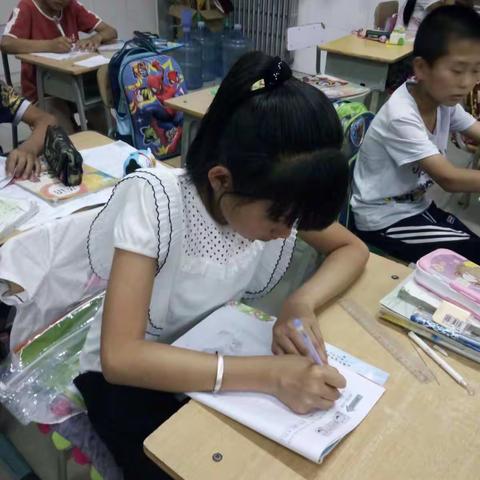 晚自习的学习