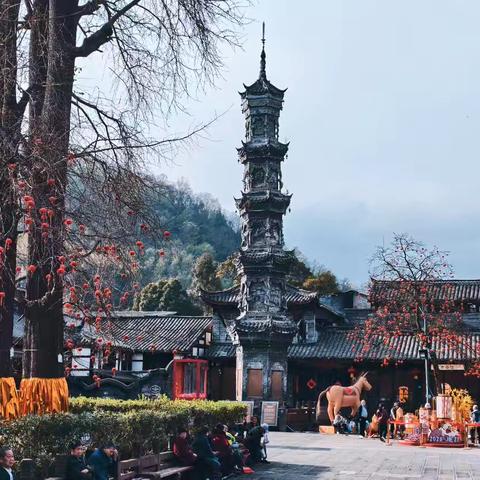 崇州街子古镇