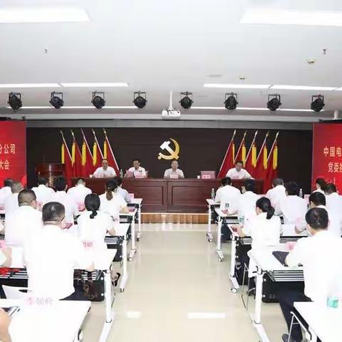 淮北分公司第四届党员大会暨第四届党委、纪委换届大会胜利召开