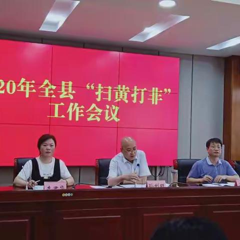 叶县召开2020年“扫黄打非”工作会议