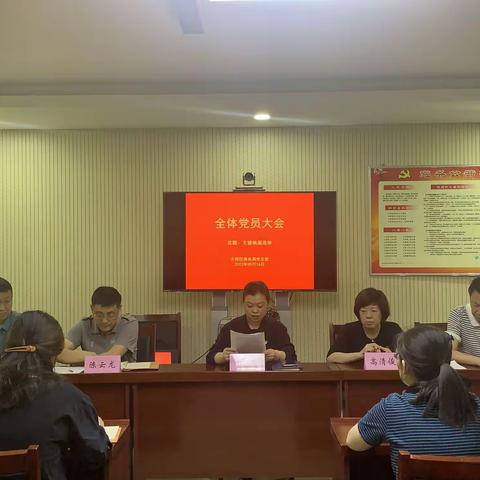 【党旗固魂 商贸惠民】区商务局支部委员会顺利完成换届选举