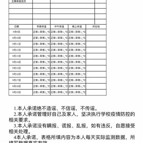 通川区罗浮阳光幼儿园复课温馨提示